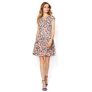 Paul & Joe Sister Floral Dress Lined Side Zipper
